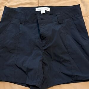 Amazon Essentials Women’s Dark Blue Flat Front Shorts